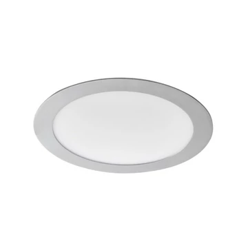 KANLUX ROUNDA V2LED18W-NW-SR beépíthető lámpa, Ø220mm, 1080 lm, 4000 K, IP44/20, ezüst (28933)