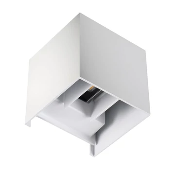KANLUX REKA LED EL 7W-L-W kültéri fali lámpa, 500 lm, 4000 K, IP54, fehér (28992)