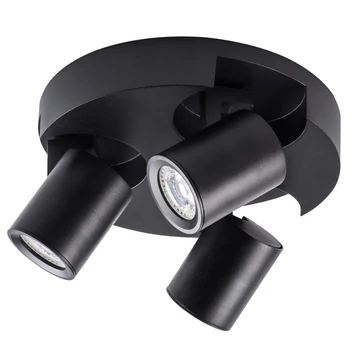 KANLUX LAURIN EL-3O B fali, mennyezeti lámpa, 3x max 35W, GU10, fekete (29127)