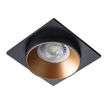 KANLUX SIMEN DSL B/G/B dekorációs keret spotlámpához, 92x92mm, fekete/arany/fekete (29134)