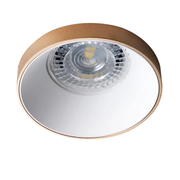 KANLUX SIMEN DSO G/W dekorációs keret spotlámpához, Ø75mm, arany/fehér (29142)