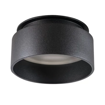 KANLUX GOVIK DSO-B dekorációs keret spotlámpához, Ø80mm, fekete (29236)