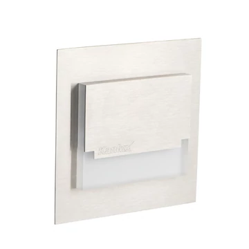 KANLUX SABIK MINI LED NW lépcsővilágító lámpa szögletes, 12V DC, 0,8W, 14lm, 4000K, rozsdamentes acél (32490)