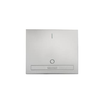 KANLUX DOMO 01-0020-043 nyomólap 2 pólusú kapcsolóhoz, ezüst (32980)