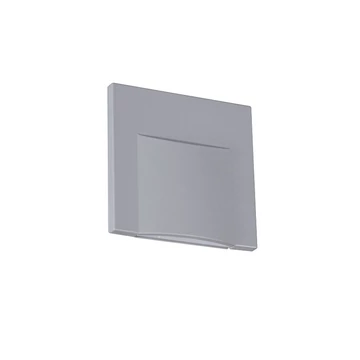 KANLUX ERINUS LED L GR-NW lépcsővilágító lámpa, 0.8W, 75x75mm, 15 lm, 4000 K, szürke (33327)