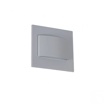 KANLUX ERINUS LED LL GR-NW lépcsővilágító lámpa szögletes 1,5W 30lm 4000K szürke (33331)