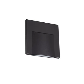 KANLUX ERINUS LED L B-NW lépcsővilágító lámpa, 0.8W, 75x75mm, 15 lm, 4000 K, fekete (33333)