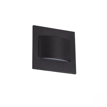 KANLUX ERINUS LED LL B-NW lépcsővilágító lámpa szögletes 1,5W 30lm 4000K fekete (33337)