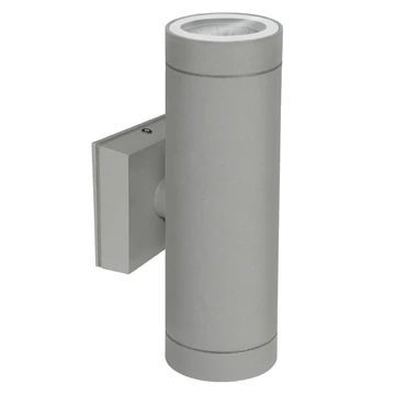 KANLUX BART EL-235 kültéri oldalfali lámpa GU10 IP54 2x35W szürke (7080)