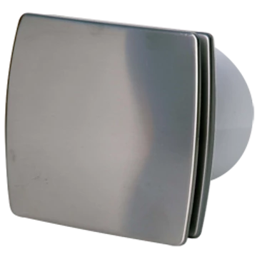 KANLUX EOL F10B-INOX ventilátor 19W Ø100mm 100m3/h IPX4 fehér műanyag/fém inox (70976)