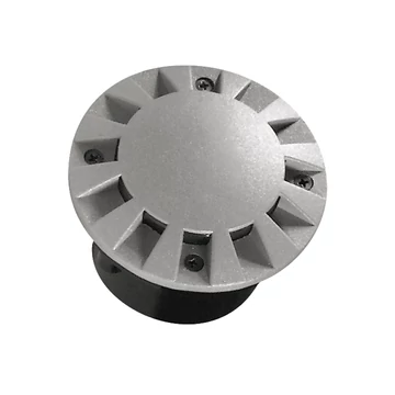 KANLUX ROGER DL-LED12 talajba süllyeszthető lámpa 1W Ø100mm szürke IP66 (7280)