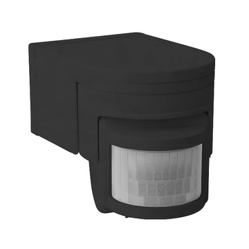 KANLUX SLICK JQ-L-B mozgásérzékelő, fekete, 160°, 1200W (8391)