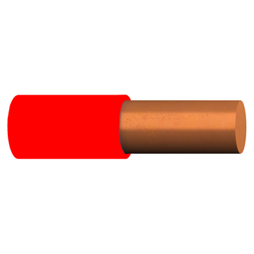 H05V-U 1 piros, MCs, Mcu; (300/500V) Egyerű Cu szerelő vezeték (20219595)