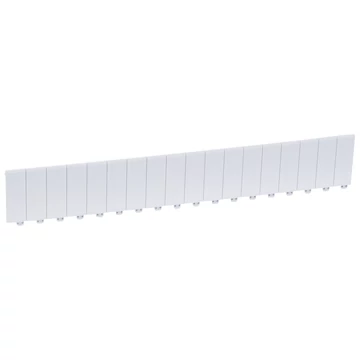 LEGRAND Modultakaró szürke 18m,6,5 modul széles fehér (001665)