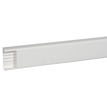 LEGRAND Univerzális DLP kábelcsatorna, 150 x 50 mm, 130 mm-es hajlékony fedéllel, válaszfal nélkül, 2 m, fehér (010465)