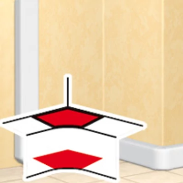 LEGRAND DLP belső könyök 65 mm mély csatornához (010603)