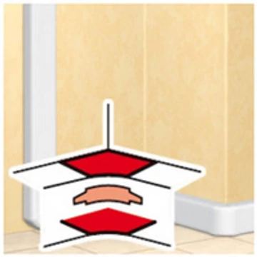 LEGRAND DLP belső könyök 50x105mm-es csatornához (010605)