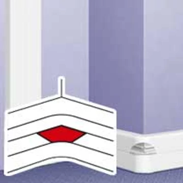 LEGRAND DLP belső könyök válaszfalhoz, 95-120° (010611)