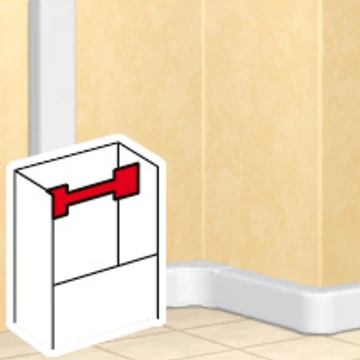LEGRAND DLP kábelrögzítő 65 mm széles fedélhez (010681)