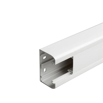 LEGRAND DLP bepattintható kábelcsatorna, 80 x 50 mm, 1 rekeszes, 45 mm-es fedéllel, 2 m, fehér (075601)