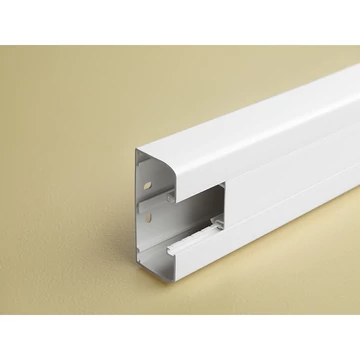 LEGRAND DLP bepattintható kábelcsatorna, 105 x 50 mm, 1 rekeszes, 45 mm-es fedéllel, 2 m, fehér (075602)