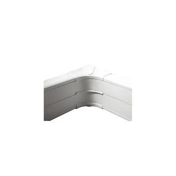 LEGRAND DLP belső könyök elem bepattintható kábelcsatornához, állítható
belső szög: 80 -120°, 130 x 50 mm, fehér (075623)