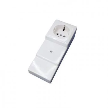 LEGRAND Kontállux padló feletti 2P+F csatlakozóaljzat (padló dugalj), fehér DAFP 162 K (082993)