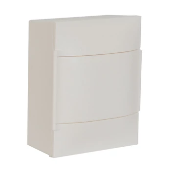 LEGRAND PractiboxS 1 sor 4 modul, falon kívüli kiselosztó, fehér ajtóval, védőföld és nulla elosztókapoccsal (134204)