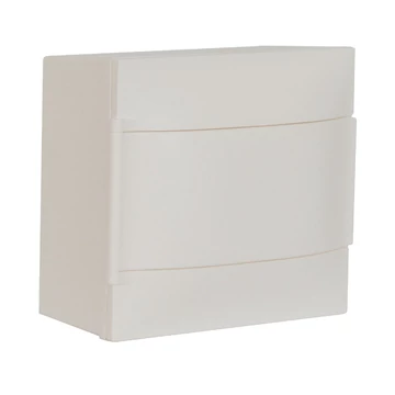 LEGRAND PractiboxS 1 sor 8 modul, falon kívüli kiselosztó, fehér ajtóval, védőföld és nulla elosztókapoccsal (134208)