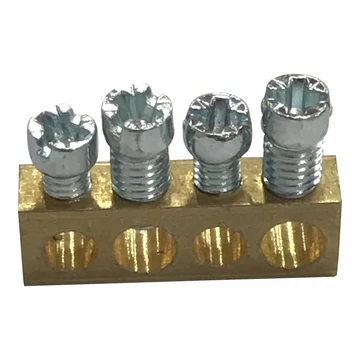 LEGRAND PractiboxS 4 kötési pont, 2x16mm² + 2x10mm², kiegészítő csupasz sárgaréz PE/N elosztókapocs; Icc=6 kA (134806)