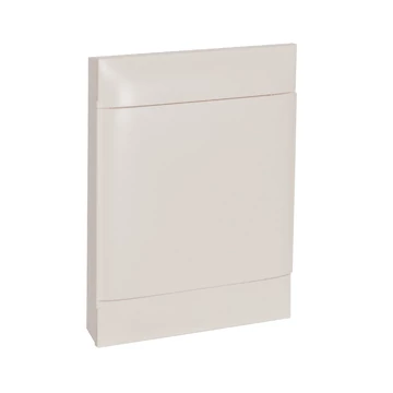 LEGRAND PractiboxS 2 sor 12 modul, falon kívüli kiselosztó(650°C), fehér ajtóval, védőföld és nulla elosztókapoccsal (135202)