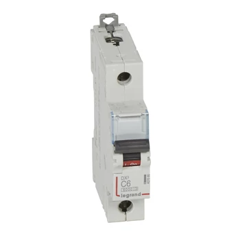 LEGRAND DX3 kismegszakító 1P C6 6000A/10kA (407666)