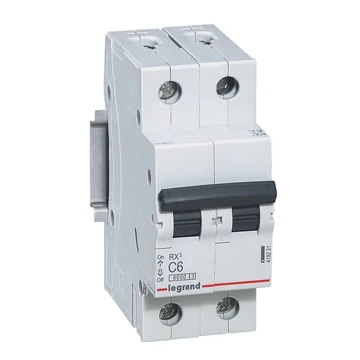 LEGRAND RX3 kismegszakító 2P C6 6000A BIC (419221)