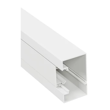 LEGRAND DLP-S kábelcsatorna 85x50 mm, merev fedéllel, bepattintható 45-ös szerelvényhez, fehér (638020)