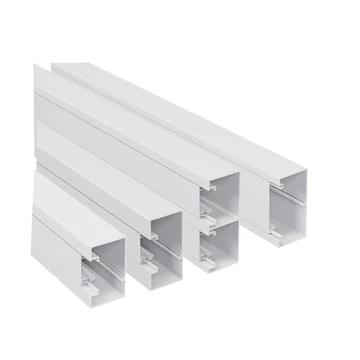 LEGRAND DLP-S kábelcsatorna 100x50 mm, merev fedéllel, bepattintható 45-ös szerelvényhez, fehér (638030)