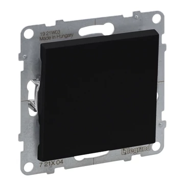 LEGRAND Suno egypólusú kapcsoló 16AX, fekete (721404)