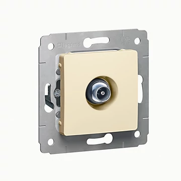 LEGRAND Cariva TV aljzat végz 1,5dB keret nélkül bézs (773778)
