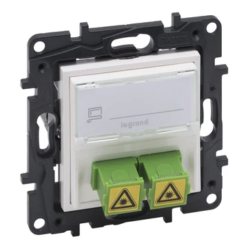 LEGRAND Niloé Step SC/APC optikai aljzat, fehér (863171)