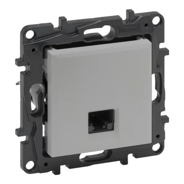 LEGRAND Niloé Step RJ45 Cat.6 UTP aljzat, alumínium (863363)