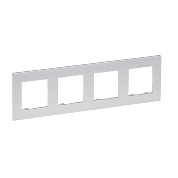 LEGRAND Niloé Step 4-es keret, alumínium (863394)