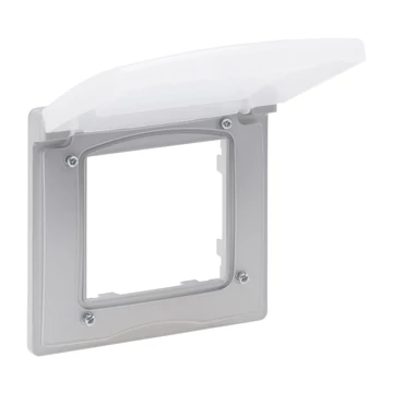 LEGRAND Niloé Step 1-es keret, IP44, alumínium (863396)