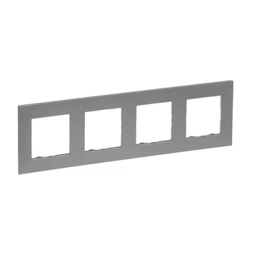 LEGRAND Niloé Step 4-es keret, grafit szürke (863494)