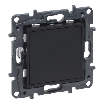 LEGRAND Niloé Step vakfedél, fekete (863500)
