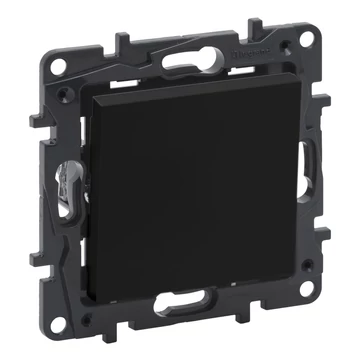 LEGRAND Niloé Step váltókapcsoló, 10AX, fekete (863506)