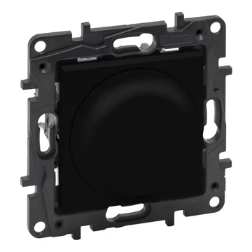 LEGRAND Niloé Step forgatógombos fényerőszabályzó, 300W, fekete (863552)