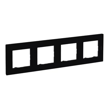LEGRAND Niloé Step 4-es keret, fekete (863594)