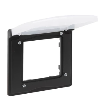 LEGRAND Niloé Step 1-es keret, IP44, fekete (863596)
