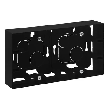 LEGRAND Niloé Step kettős kiemelődoboz, fekete (863598)