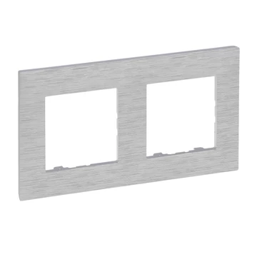LEGRAND Niloé Step 2-es keret, csiszolt alumínium (863892)