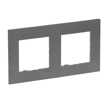 LEGRAND Niloé Step 2-es keret, csiszolt szürke (863992)
